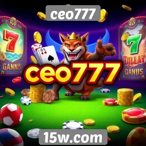 Variedade de jogos disponíveis no ceo777